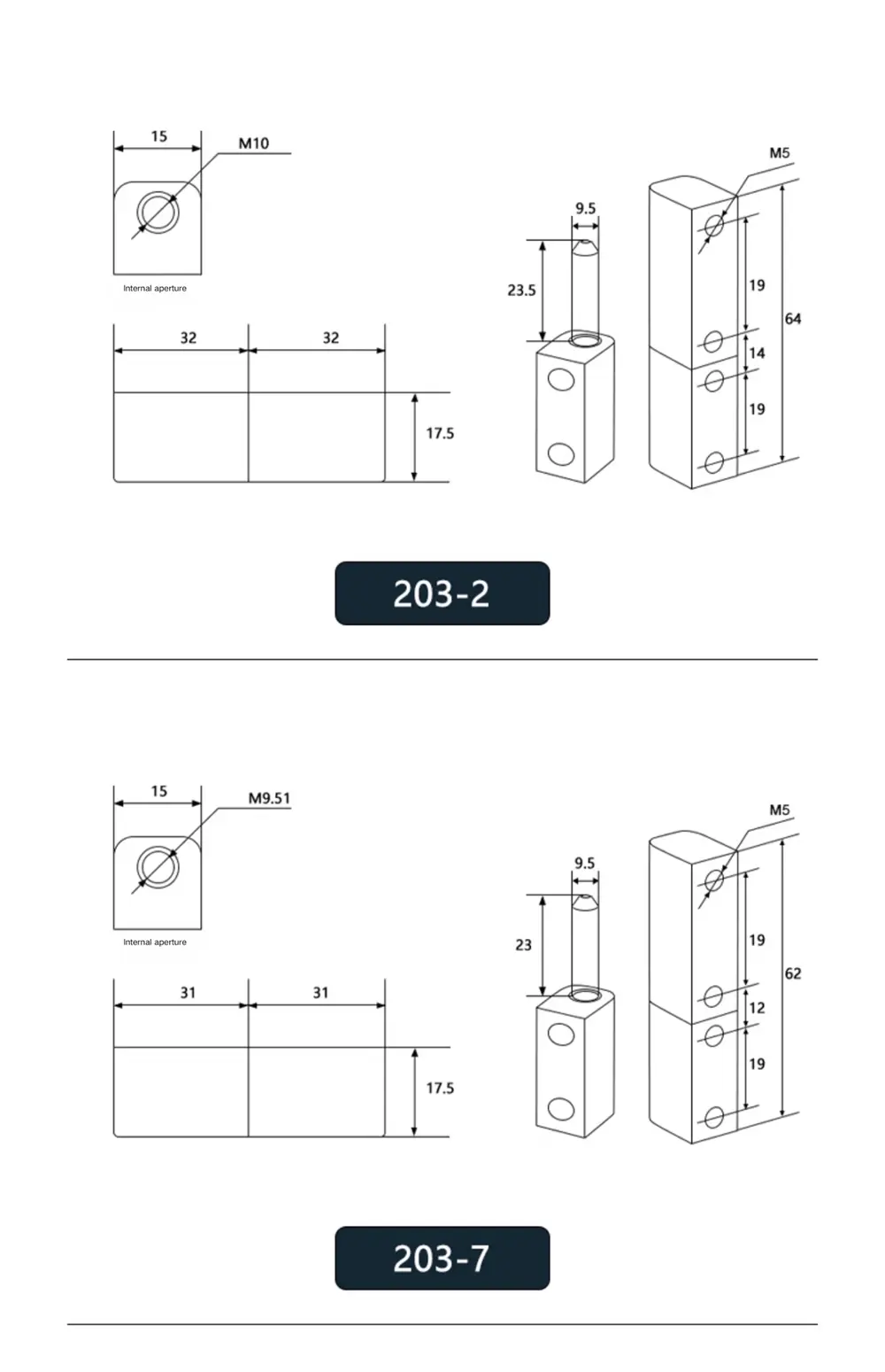 Mortise Hinge
