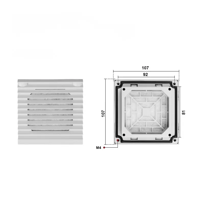 Oddělení prachových sítí Oddělení prachových sítí